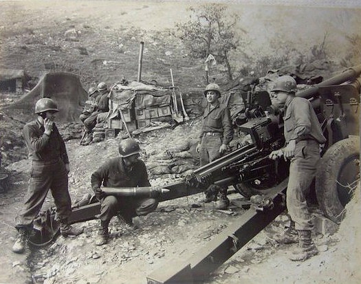 Battery B near Ramagnola, Feb 1945