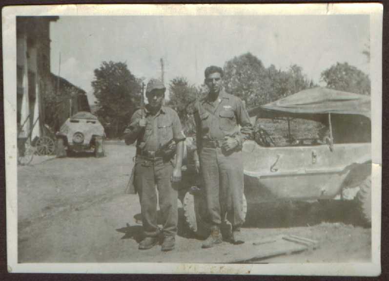 Private Sarokin with his Prisoner