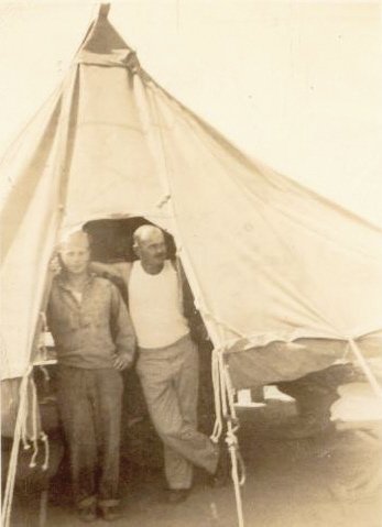 Sgt. Walter Keane and Staff Sergeant Benoit taken near Yuma Arizona