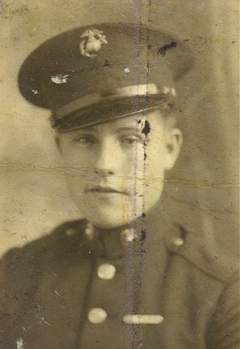 Winfred Tolbert as a Marine