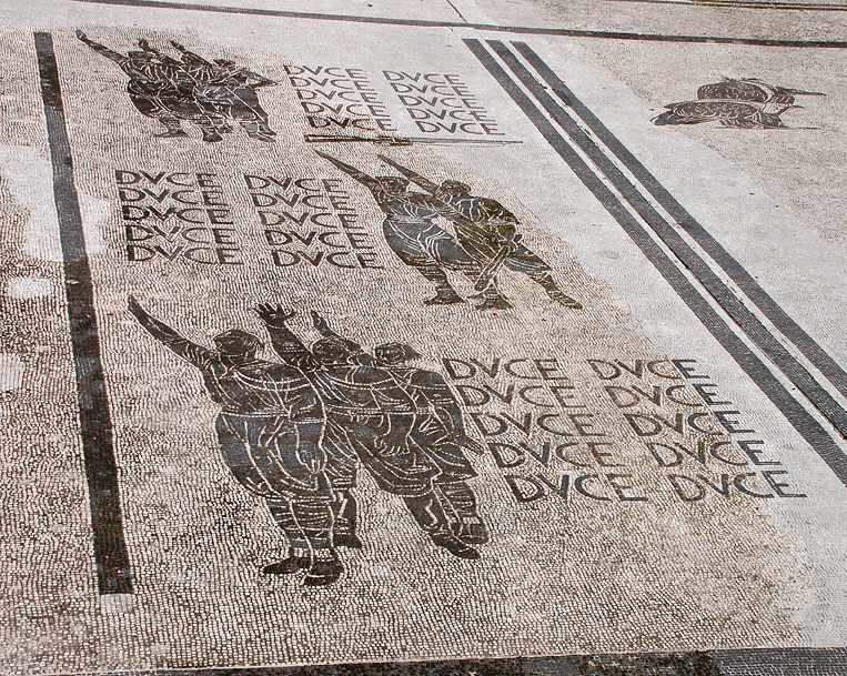 Piazza - Mural of Soldiers