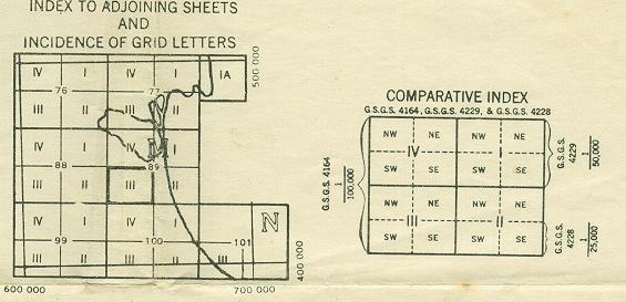 Map Grid Letters